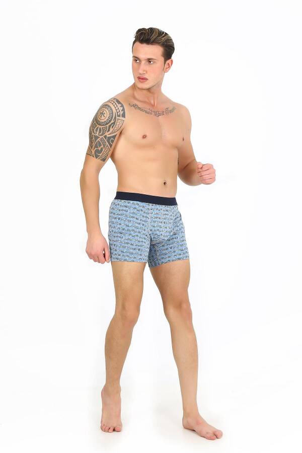 Five Pocket Fpb8001 Desenli Erkek Boxer - 3