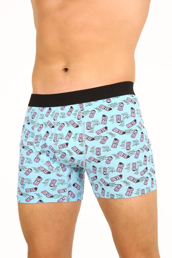 Five Pocket Fpb8001 Desenli Erkek Boxer - 1