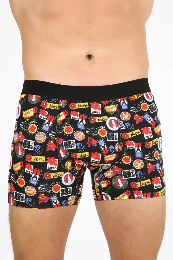 Five Pocket Fpb8001 Desenli Erkek Boxer - 1