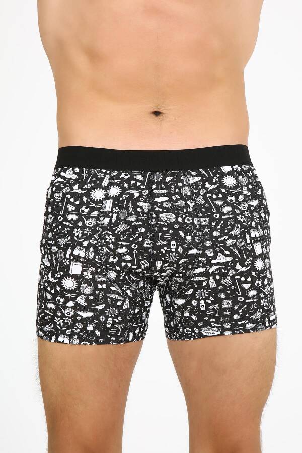 Five Pocket Fpb8001 Desenli Erkek Boxer - 1
