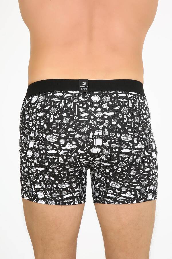 Five Pocket Fpb8001 Desenli Erkek Boxer - 3