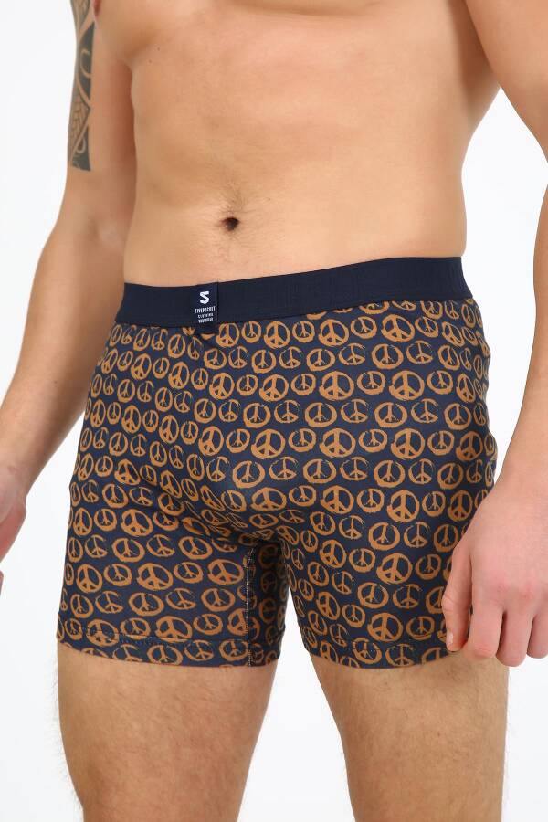 Five Pocket Fpb8001 Desenli Erkek Boxer - 1