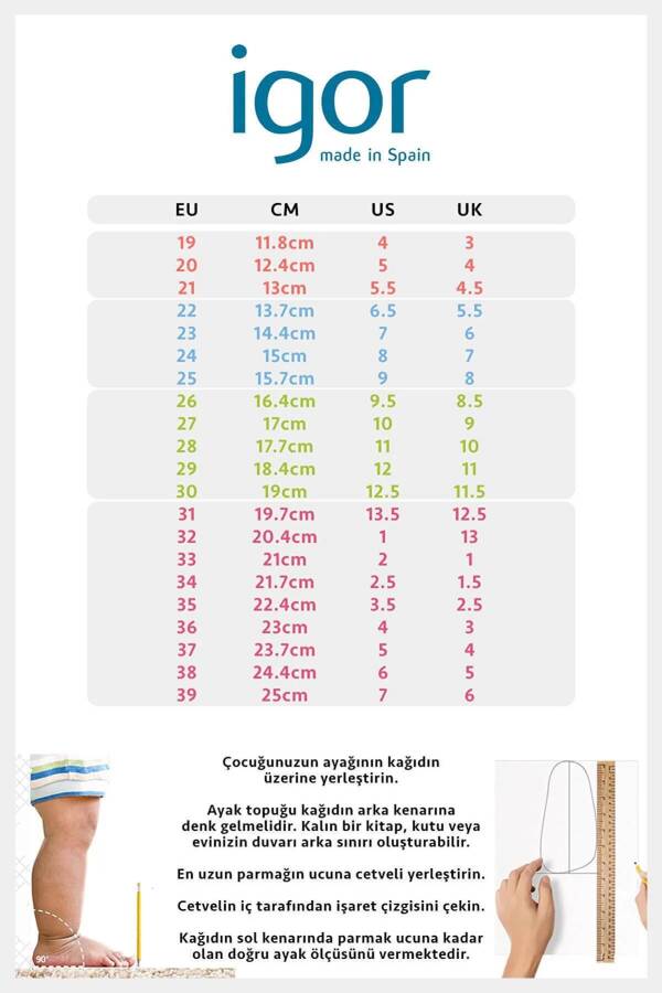 Igor S10315-079 Sun Caramelo Çocuk Sandalet - 5