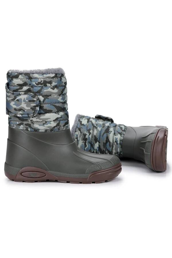 Igor W10210-042 Topo Ski Camo Çocuk Yağmur Çizmesi - 1