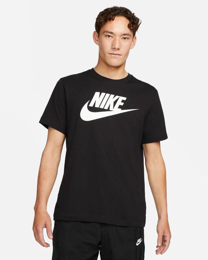 Nike AR5004-010 M Nsw Tee Icon Futura Erkek Spor Tişört - 5
