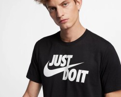 Nike AR5006-011 M Nsw Tee Just Do It Swoosh Erkek Spor Tişört - 7