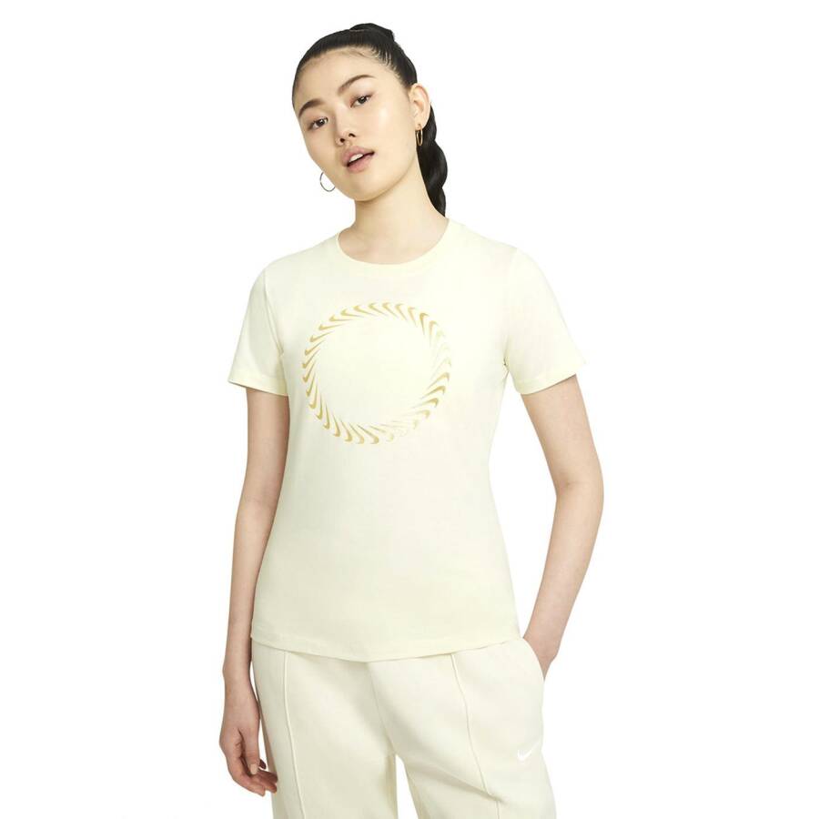 Nike DD1230-113 W NSW Tee Icon Clash Kadın Günlük Tişört - 1
