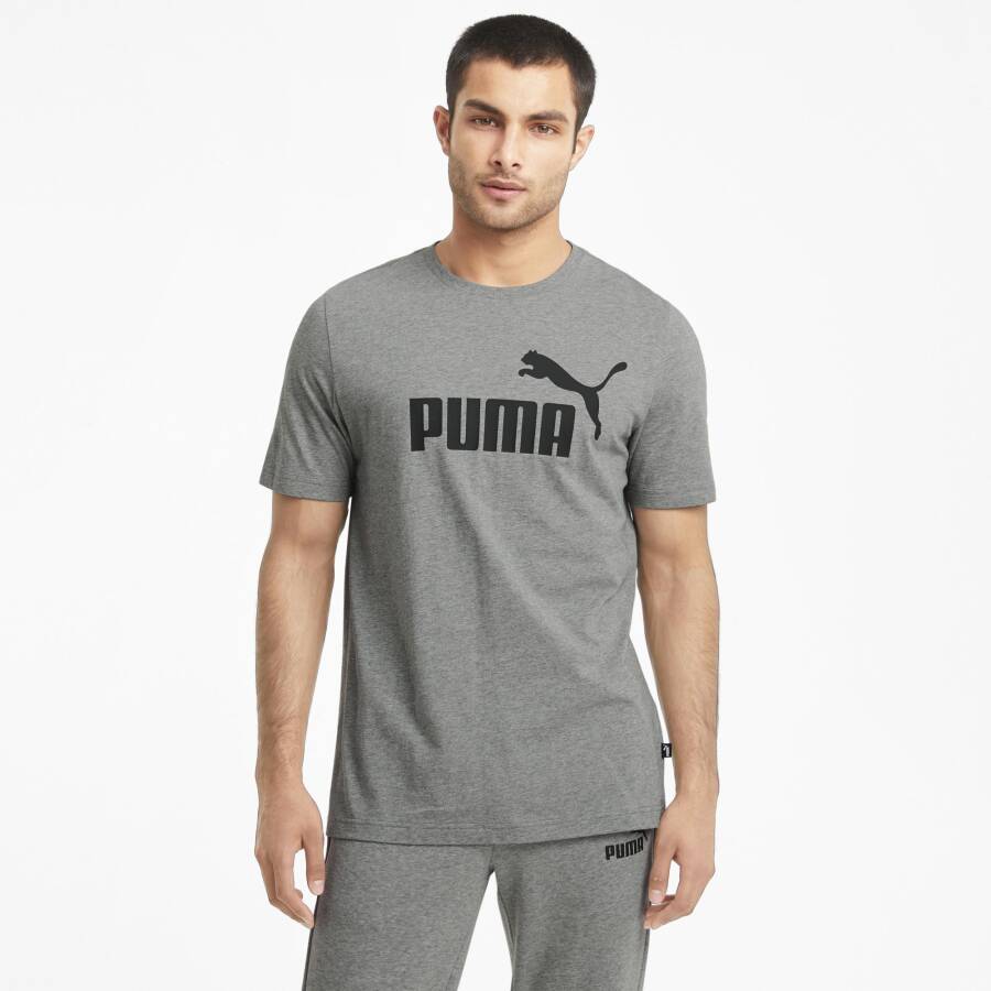 Puma 58666603 Ess Logo Tee Erkek Spor Tişört - 1