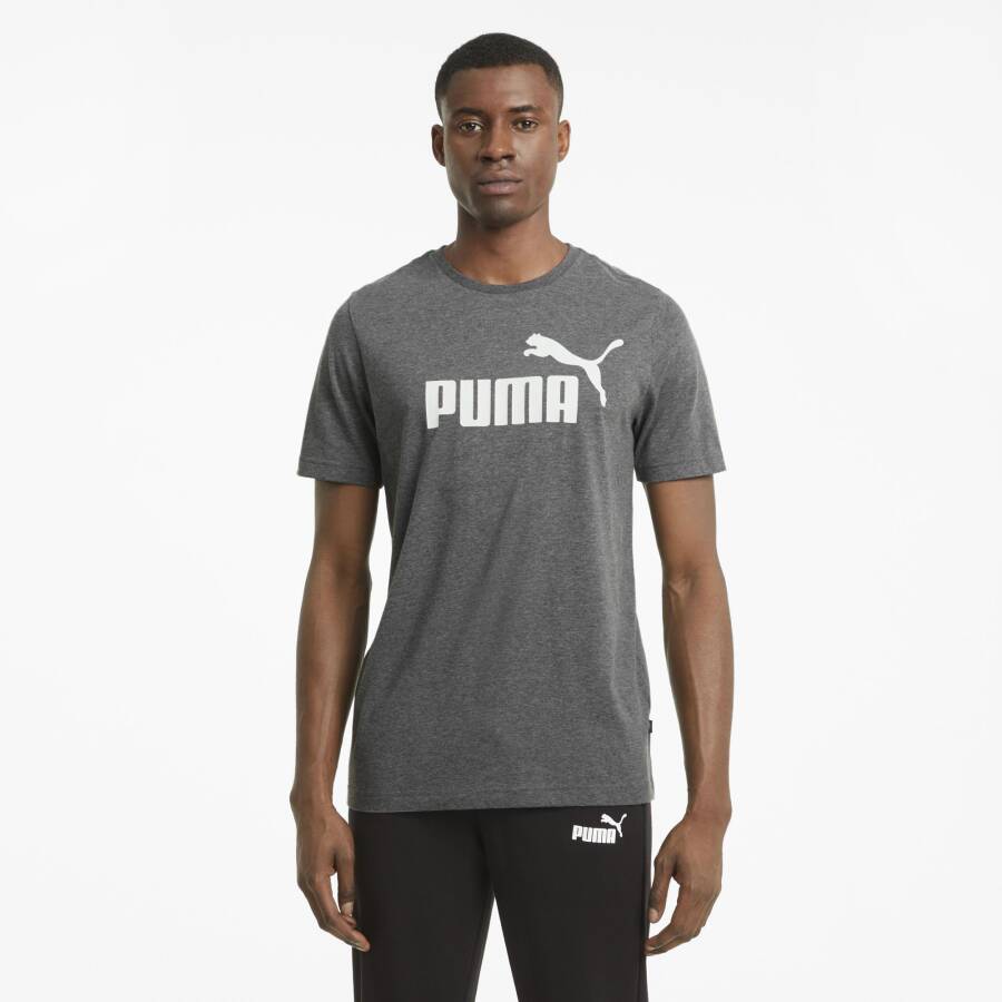 Puma 58673601 Ess Heather Erkek Tişört - 1