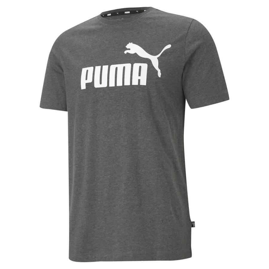 Puma 58673601 Ess Heather Erkek Tişört - 4