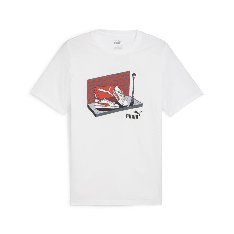 Puma 68017502 Graphics Sneaker Box Erkek Tişört - 1