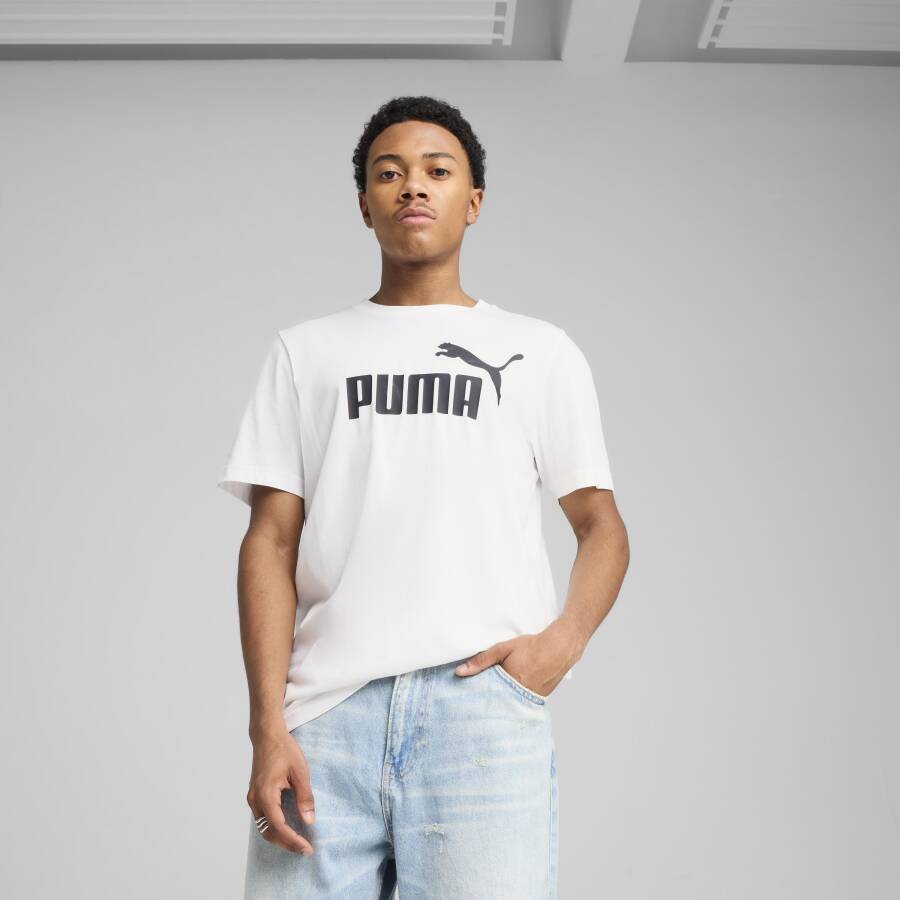 Puma 68253202 Ess No. 1 Logo Erkek Spor Tişört - 3